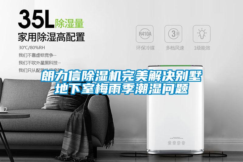 朗力信麻豆视频黄网站完美解决别墅地下室梅雨季潮湿问题