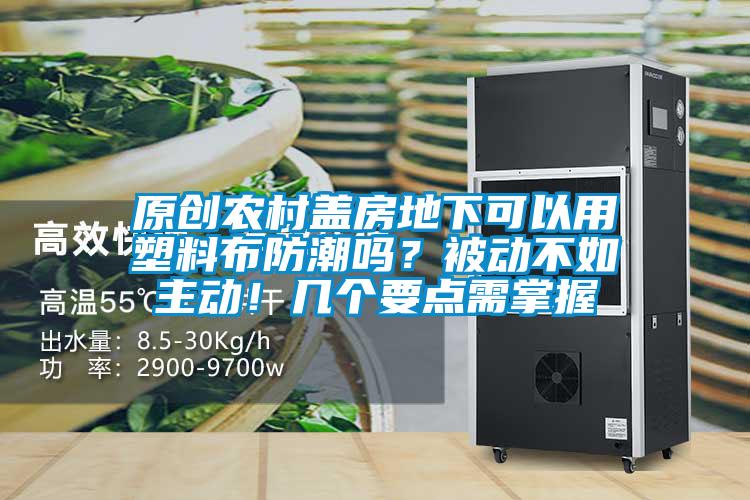 原创农村盖房地下可以用塑料布防潮吗？被动不如主动！几个要点需掌握