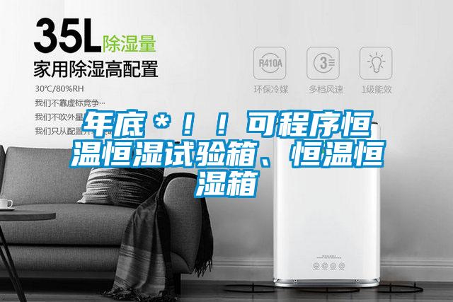 年底＊！！可程序恒温恒湿试验箱、恒温恒湿箱