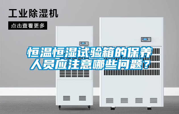 恒温恒湿试验箱的保养人员应注意哪些问题？