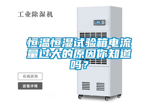 恒温恒湿试验箱电流量过大的原因你知道吗？