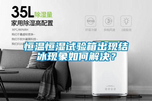 恒温恒湿试验箱出现结冰现象如何解决？