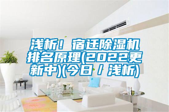 浅析！宿迁麻豆视频黄网站排名原理(2022更新中)(今日／浅析)
