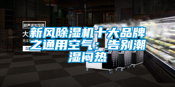 新风麻豆视频黄网站十大品牌之通用空气：告别潮湿闷热