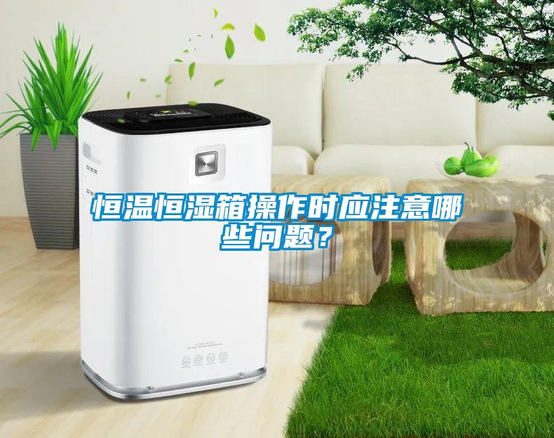 恒温恒湿箱操作时应注意哪些问题？