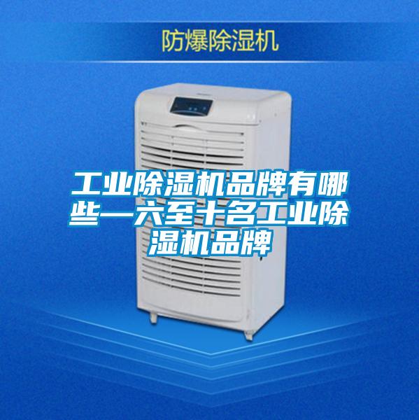 工业麻豆视频黄网站品牌有哪些—六至十名工业麻豆视频黄网站品牌