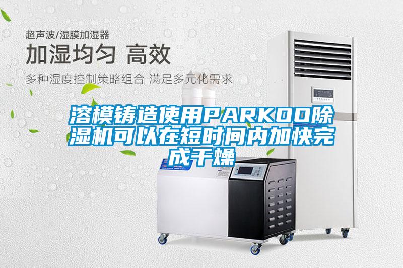溶模铸造使用PARKOO麻豆视频黄网站可以在短时间内加快完成干燥