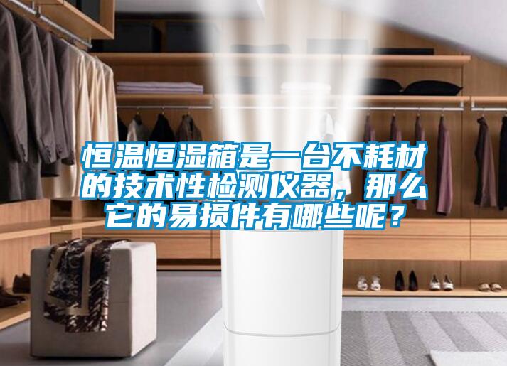 恒温恒湿箱是一台不耗材的技术性检测仪器，那么它的易损件有哪些呢？