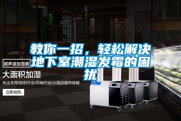 教你一招，轻松解决地下室潮湿发霉的困扰