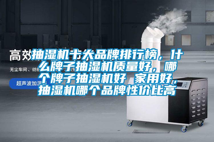 抽湿机十大品牌排行榜，什么牌子抽湿机质量好，哪个牌子抽湿机好 家用好，抽湿机哪个品牌性价比高