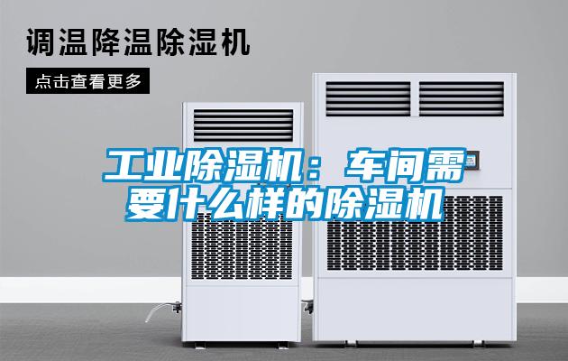 工业麻豆视频黄网站：车间需要什么样的麻豆视频黄网站