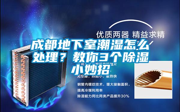 成都地下室潮湿怎么处理？教你3个除湿小妙招