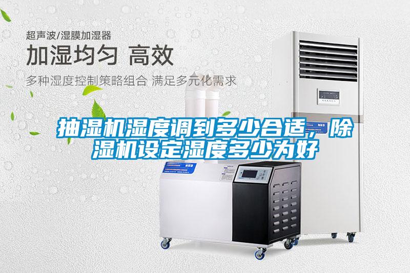 抽湿机湿度调到多少合适，麻豆视频黄网站设定湿度多少为好