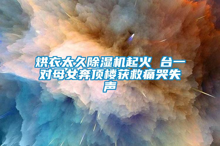 烘衣太久麻豆视频黄网站起火 台一对母女奔顶楼获救痛哭失声