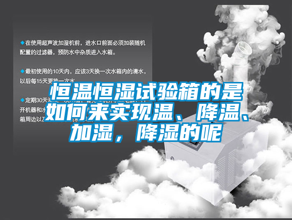 恒温恒湿试验箱的是如何来实现温、降温、加湿，降湿的呢