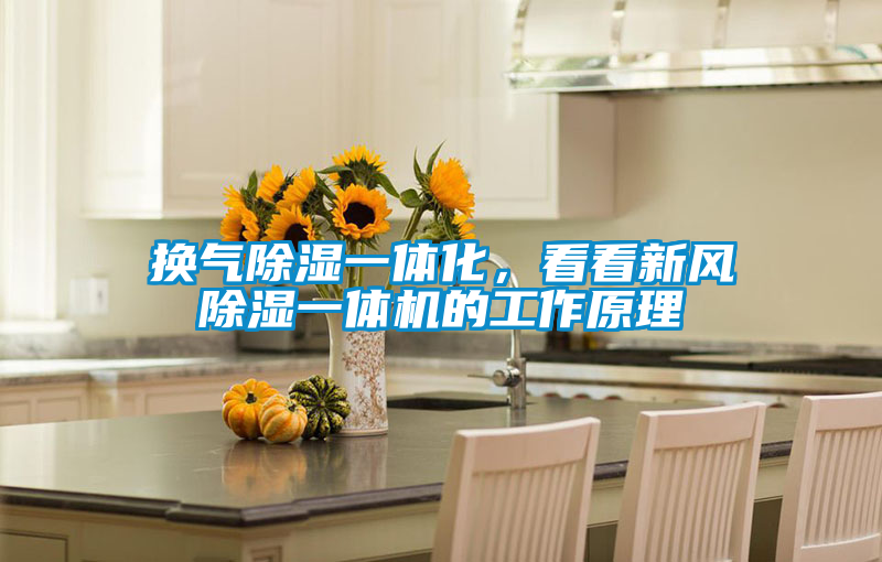 换气除湿一体化，看看新风除湿一体机的工作原理