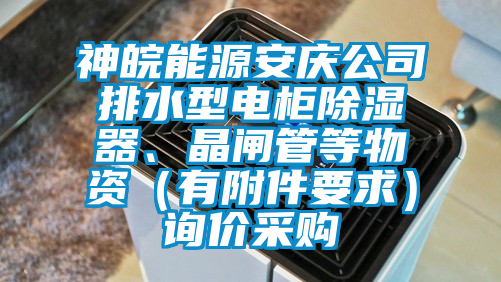 神皖能源安庆公司排水型电柜除湿器、晶闸管等物资（有附件要求）询价采购