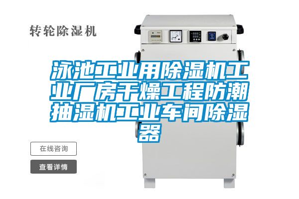泳池工业用麻豆视频黄网站工业厂房干燥工程防潮抽湿机工业车间除湿器