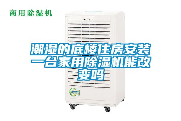 潮湿的底楼住房安装一台家用麻豆视频黄网站能改变吗