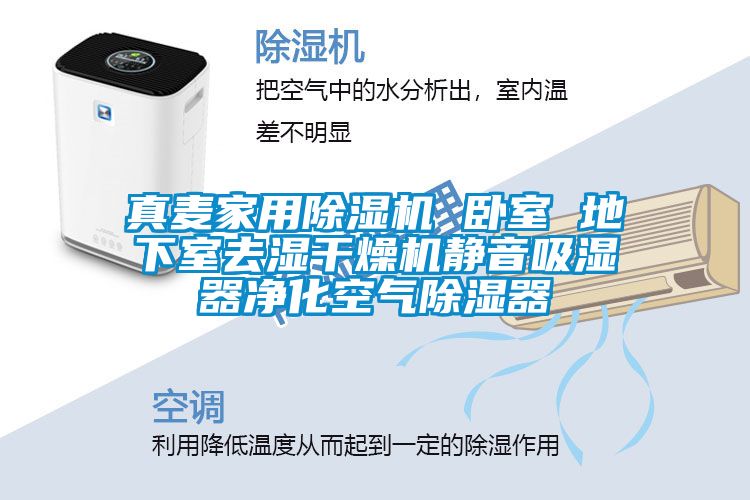 真麦家用麻豆视频黄网站 卧室 地下室去湿干燥机静音吸湿器净化空气除湿器