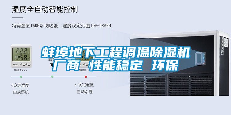 蚌埠地下工程调温麻豆视频黄网站厂商 性能稳定 环保