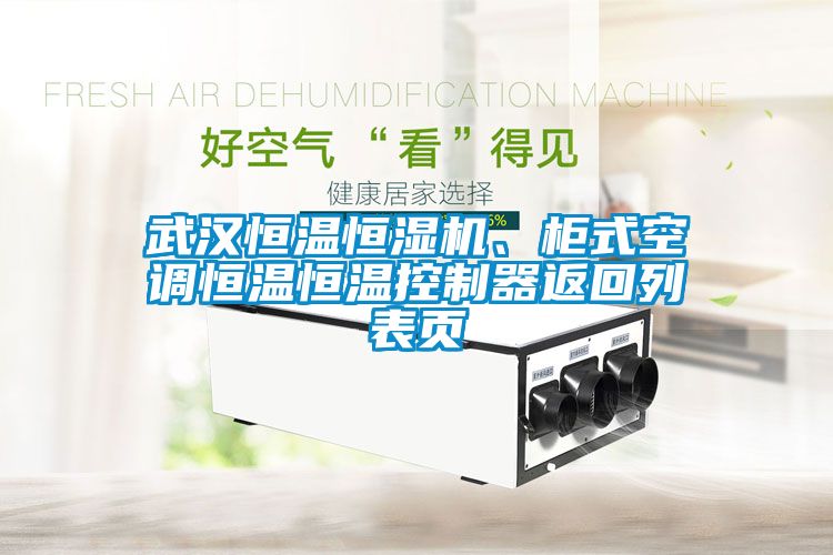 武汉恒温恒湿机、柜式空调恒温恒温控制器返回列表页
