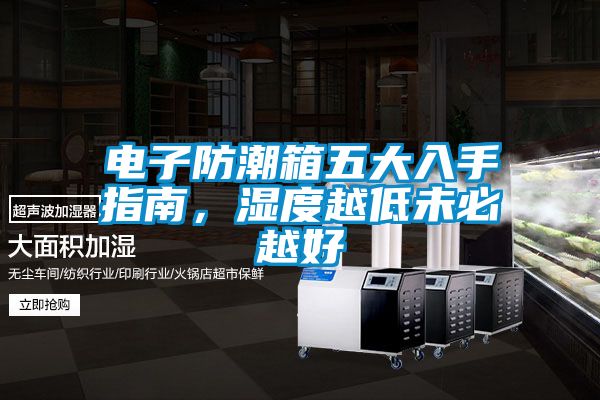 电子防潮箱五大入手指南，湿度越低未必越好