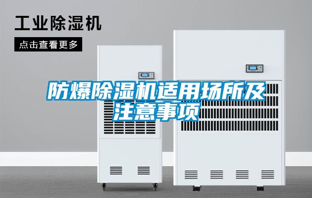 防爆麻豆视频黄网站适用场所及注意事项