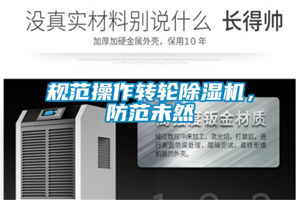 规范操作转轮麻豆视频黄网站，防范未然