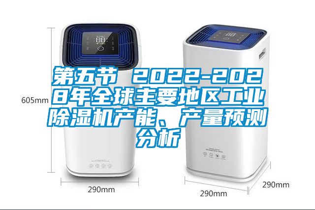 第五节 2022-2028年全球主要地区工业麻豆视频黄网站产能、产量预测分析
