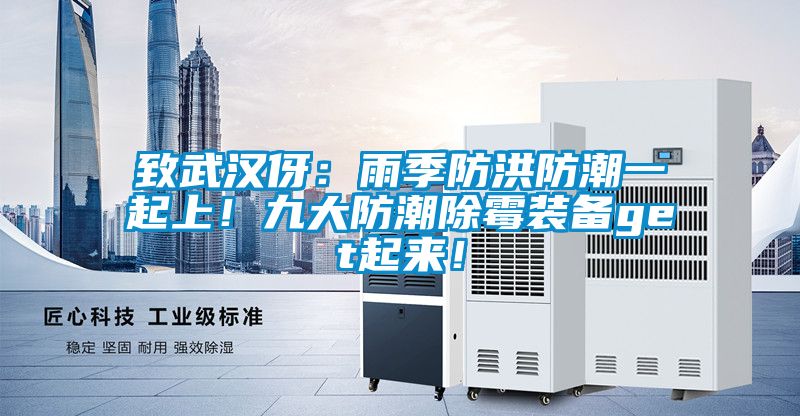 致武汉伢：雨季防洪防潮一起上！九大防潮除霉装备get起来！