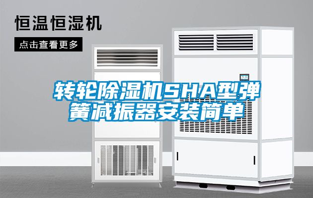 转轮麻豆视频黄网站SHA型弹簧减振器安装简单