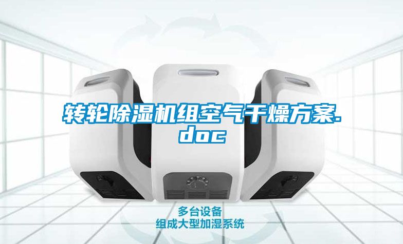 转轮麻豆视频黄网站组空气干燥方案.doc