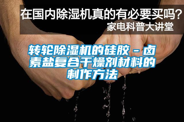 转轮麻豆视频黄网站的硅胶－卤素盐复合干燥剂材料的制作方法