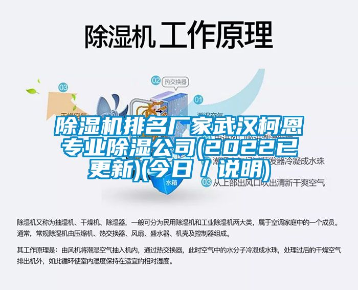 麻豆视频黄网站排名厂家武汉柯恩专业除湿公司(2022已更新)(今日／说明)