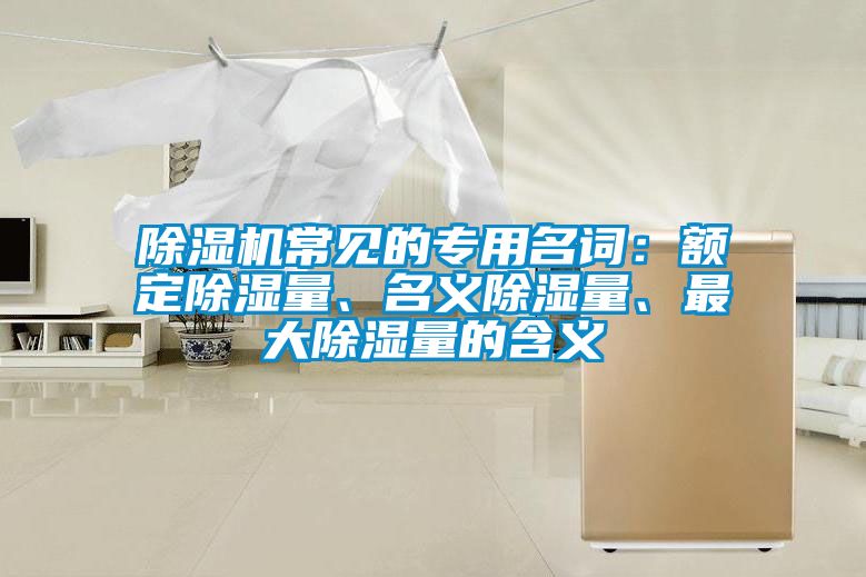 麻豆视频黄网站常见的专用名词：额定除湿量、名义除湿量、最大除湿量的含义