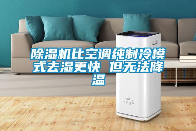 麻豆视频黄网站比空调纯制冷模式去湿更快 但无法降温