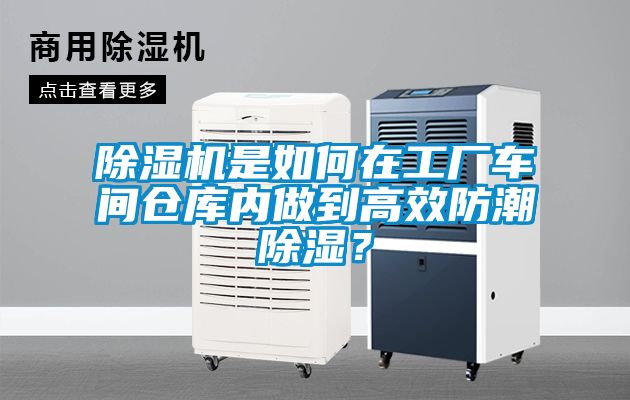 麻豆视频黄网站是如何在工厂车间仓库内做到高效防潮除湿？