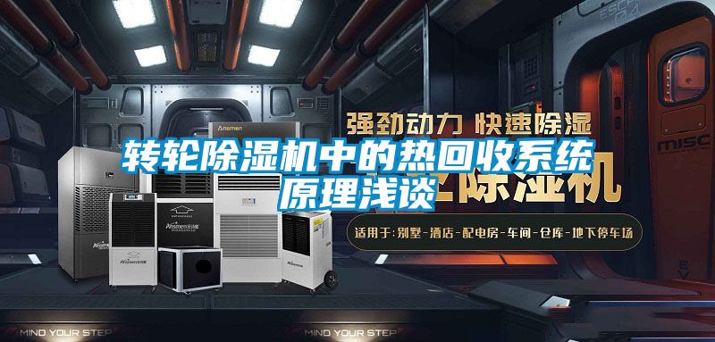 转轮麻豆视频黄网站中的热回收系统原理浅谈