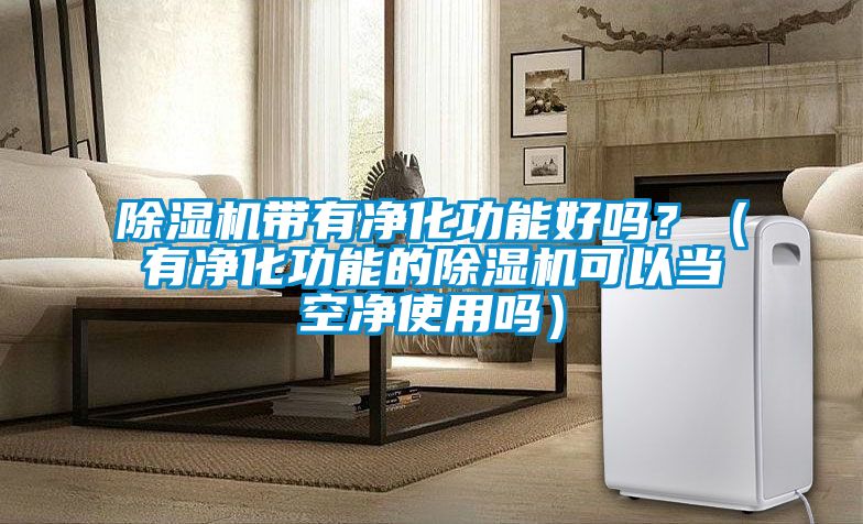 麻豆视频黄网站带有净化功能好吗？（有净化功能的麻豆视频黄网站可以当空净使用吗）