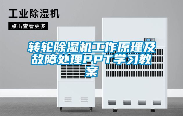 转轮麻豆视频黄网站工作原理及故障处理PPT学习教案