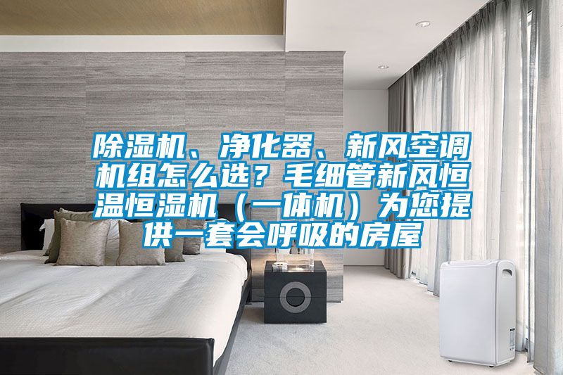 麻豆视频黄网站、净化器、新风空调机组怎么选？毛细管新风恒温恒湿机（一体机）为您提供一套会呼吸的房屋