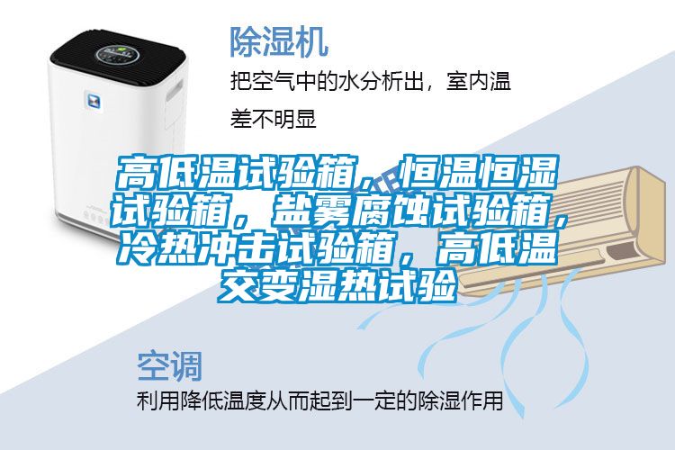 高低温试验箱，恒温恒湿试验箱，盐雾腐蚀试验箱，冷热冲击试验箱，高低温交变湿热试验